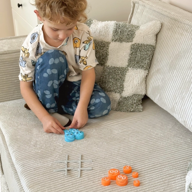 Woopie tragbares Tic-Tac-Toe-Spiel mit Katzenmotiv