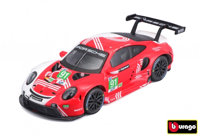 Bburago Porsche 911 RSR LM 2020 Modellauto im Maßstab 1:43