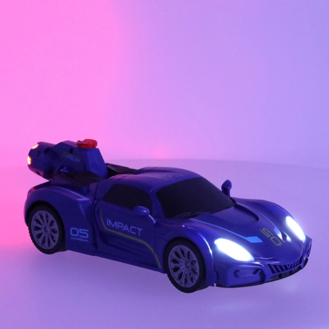 Transformierender robotischer Rennfahrer Transformer Revolt