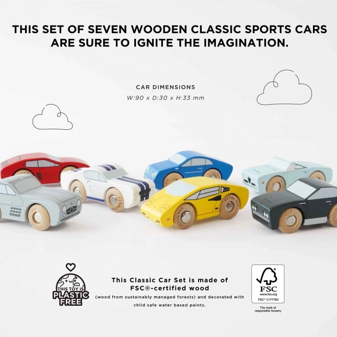 Le Toy Van Holz-Sportwagen-Set