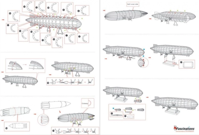 Metal Earth 3D Puzzle Luftschiff Graf Zeppelin