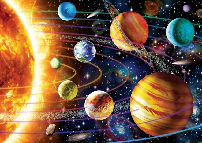 Leuchtendes Puzzle Sonnensystem 1000 Teile