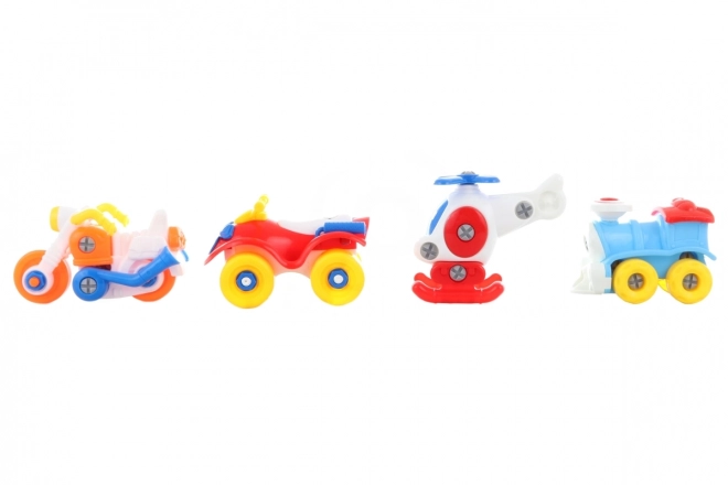 Schraubenset Fahrzeuge für Kinder