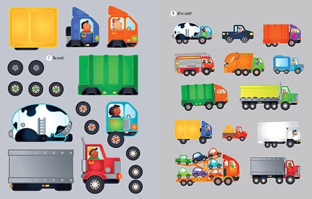 Stickerbuch Lastwagen