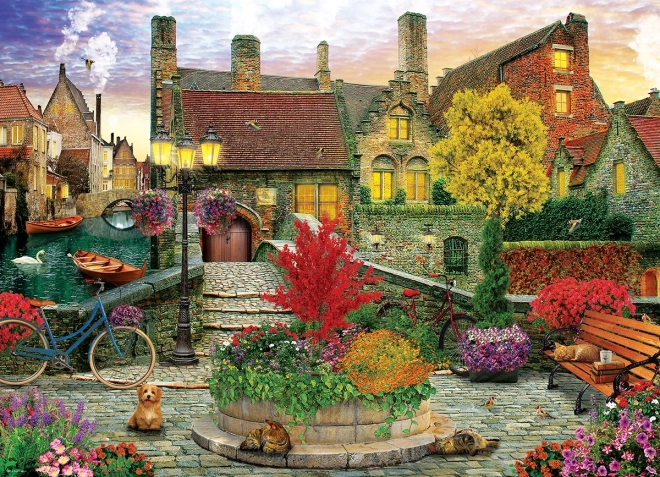 Eurographics Puzzle Leben in der Altstadt 1000 Teile
