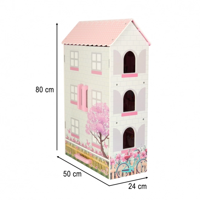 Drewniany Puppenhaus Lulilo rosa