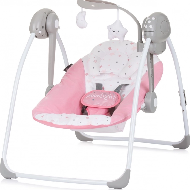 Babywippe Moonlight Flamingo