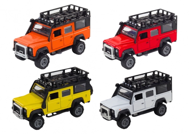 Geländewagen mit öffnenden Türen und Lichteffekten