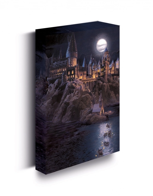 Leinwandbild LED Harry Potter Schloss Hogwards