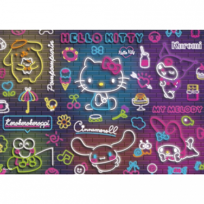 Neon Hello Kitty Puzzle 500 Teile