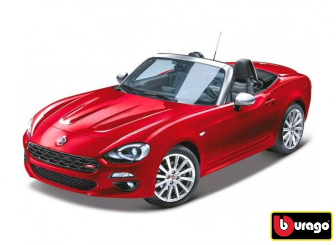 Fiat 124 Spider Modellauto Rot