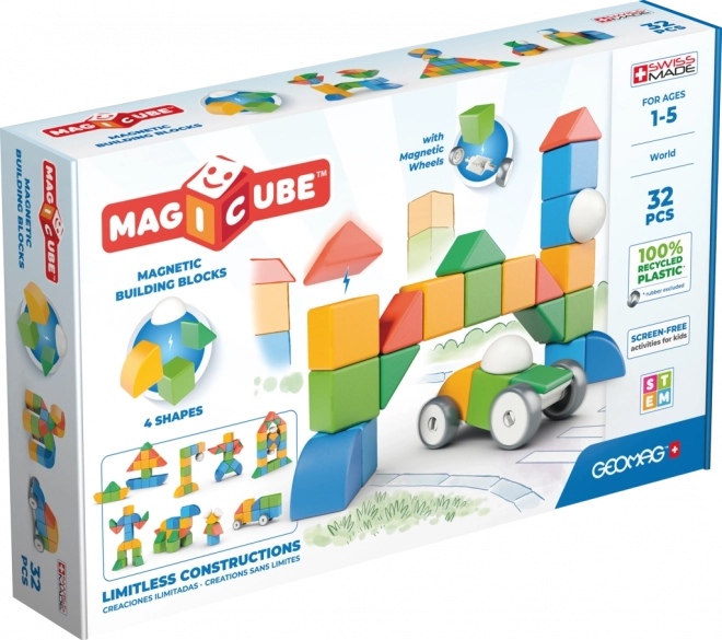 Geomag Magicube Formen Baumagneten Set