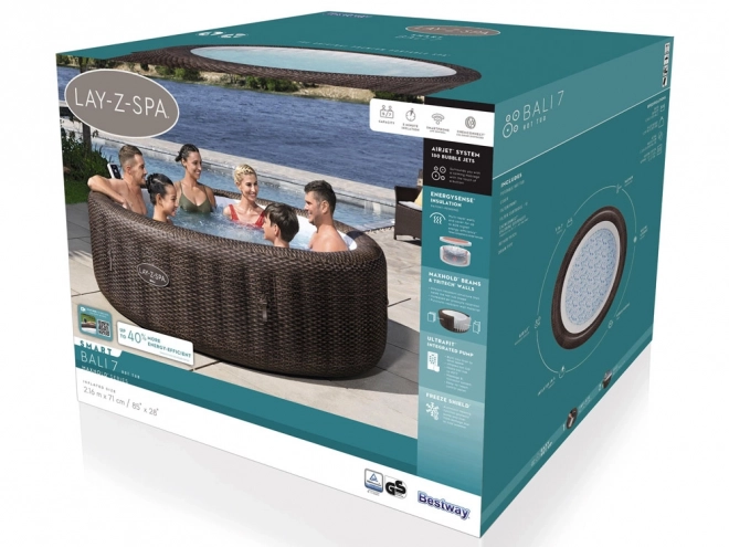 Aufblasbarer Whirlpool mit AirJet-System Bestway Lay-Z-Spa Bali