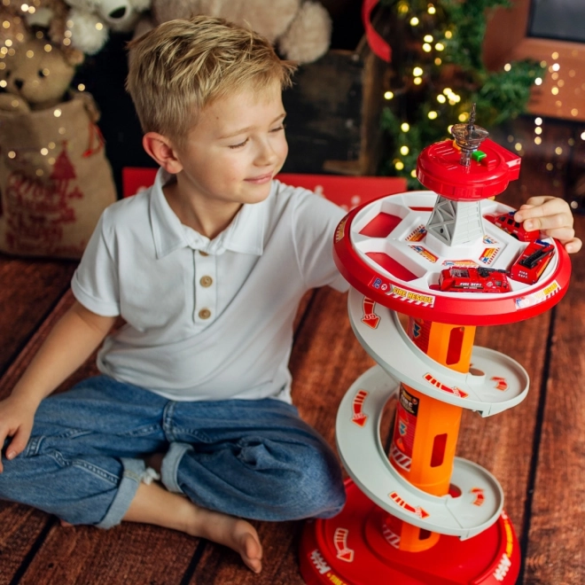 Drehbare Feuerwehr-Garage mit Mehrstöckiger Spirale