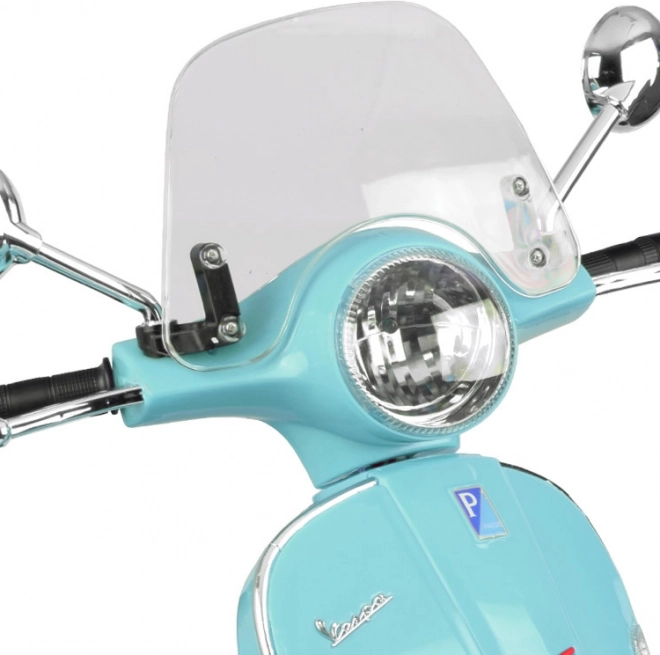Elektrischer Roller Vespa GTS Super für Kinder – Grün