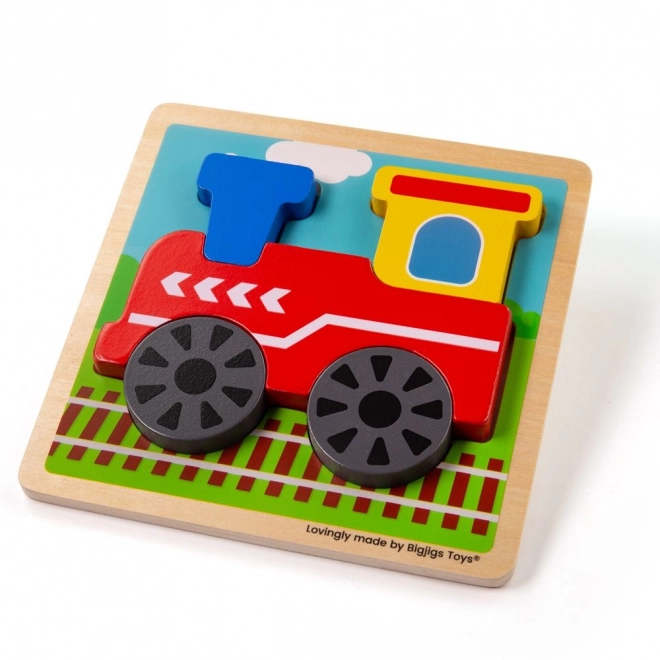 Bigjigs Toys Einlegepuzzle Zug