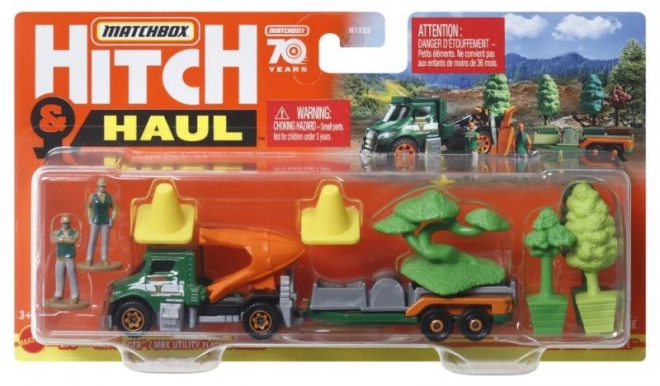 Matchbox Transportfahrzeug mit Zubehör