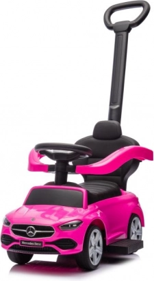 Laufrad mit Schubstange Mercedes-Benz 3in1 rosa