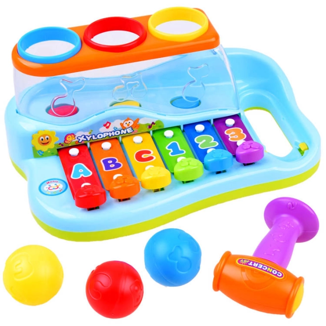 Bunte Xylophontasten