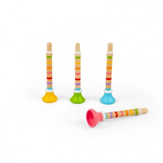 Bunte Trompete für Kinder