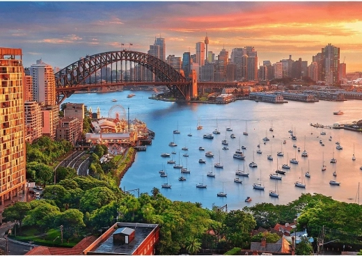Ikonische Szenerie von Sydney
