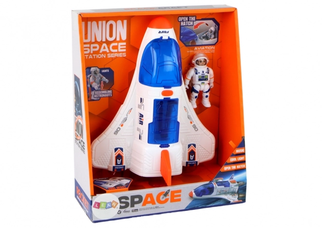 Weltraummission Spielset Rakete mit Astronaut