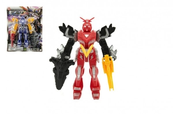 Transformer Roboterfigur Plastik 15cm in 4 Farben