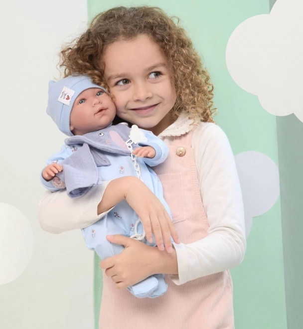 Kleidung für Babypuppe New Born Größe 40–42 cm mit Zubehör