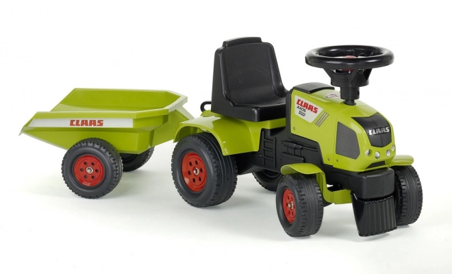 Falk Baby Claas Axos Rutschfahrzeug mit Anhänger