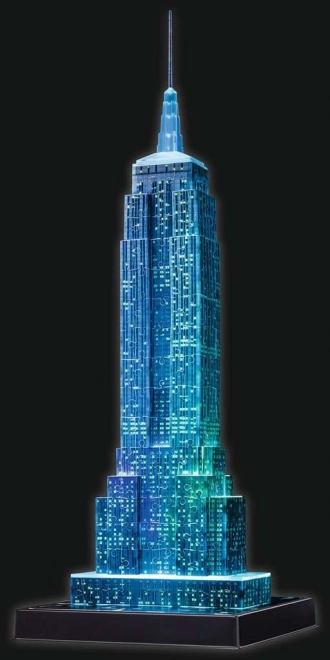 Ravensburger Leuchtendes 3D-Puzzle Nacht-Edition Empire State Building