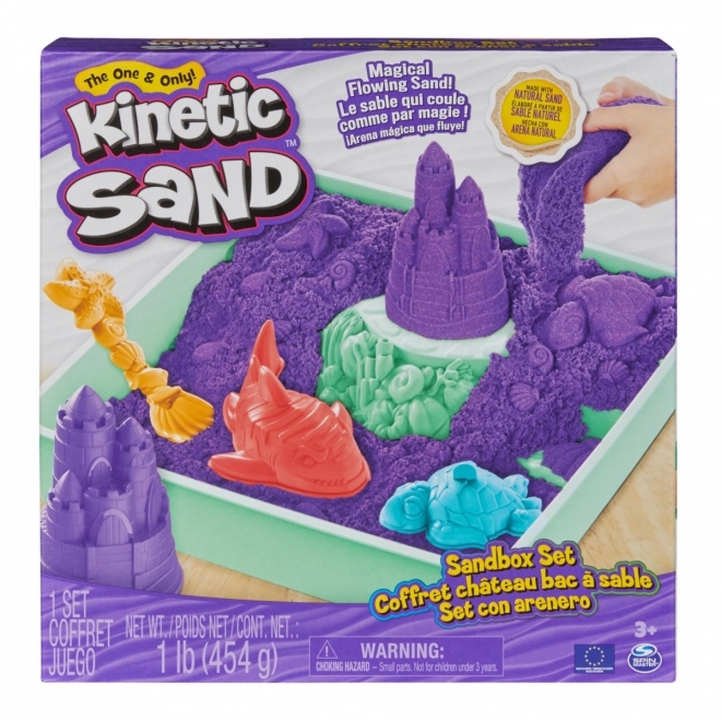 Kinetic Sand Sandbox Set Lila