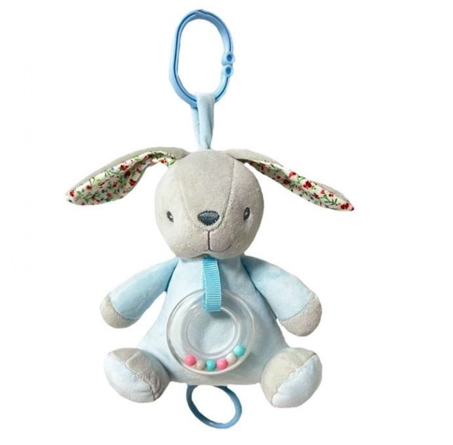 Spieluhr Hase Blau 18 cm