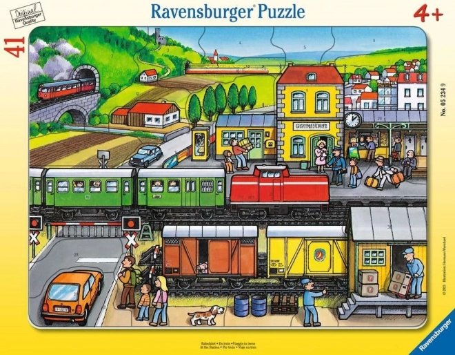 Ravensburger Puzzle Am Bahnhof 41 Teile