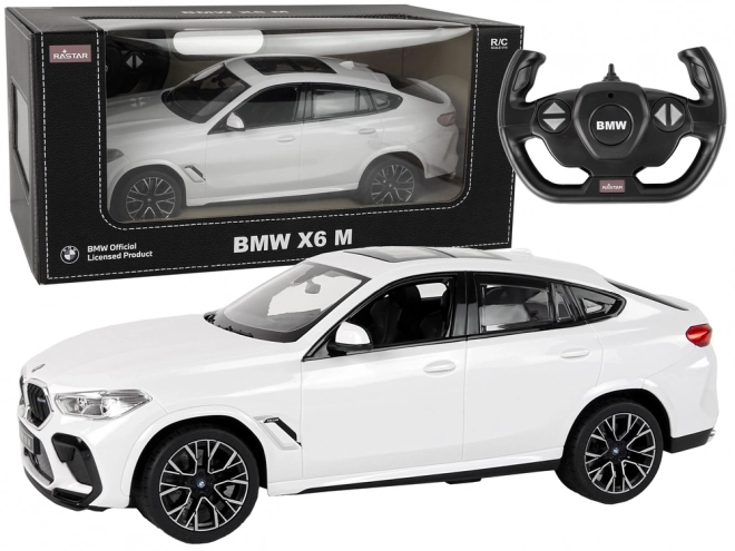 Ferngesteuertes Auto BMW X6 M im Maßstab 1:14 Weiß