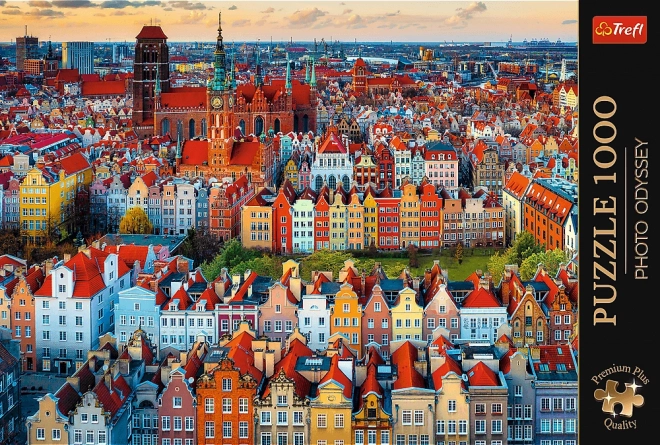 Trefl Puzzle Premium Plus Foto Odyssey: Blick auf Danzig, Polen 1000 Teile