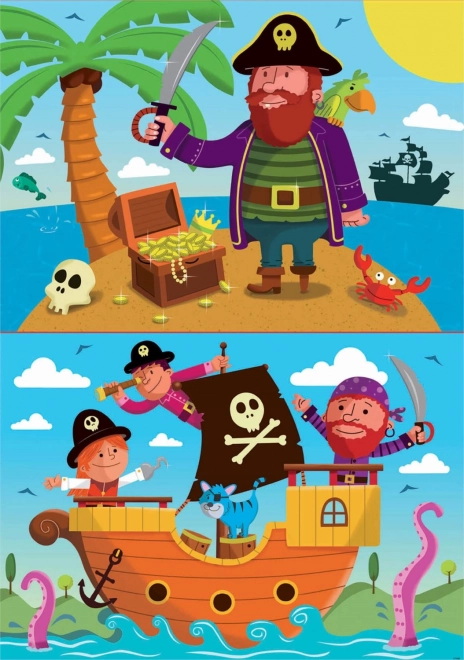 Educa Puzzle Piraten 2x20 Teile