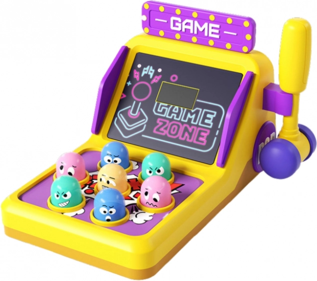 Geschicklichkeitsspiel Whack A Mole Automat mit Hammer Lichter Geräusche