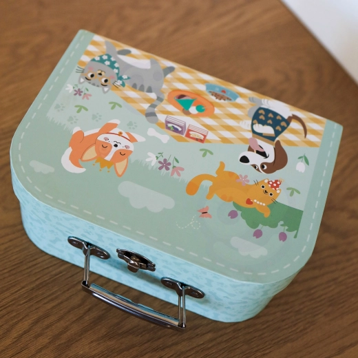 Alles im praktischen Koffer