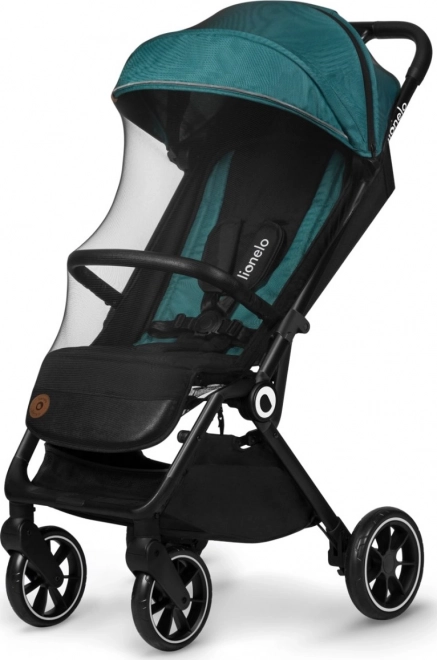 Sportkinderwagen Lionelo Cloe Braun Rost – Grüner Smaragd