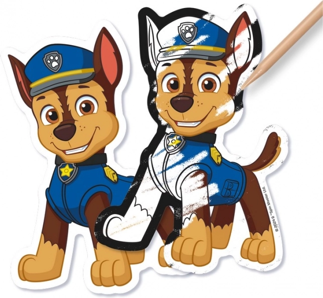 Kreativ-Set für Auskratz-Magnete Paw Patrol