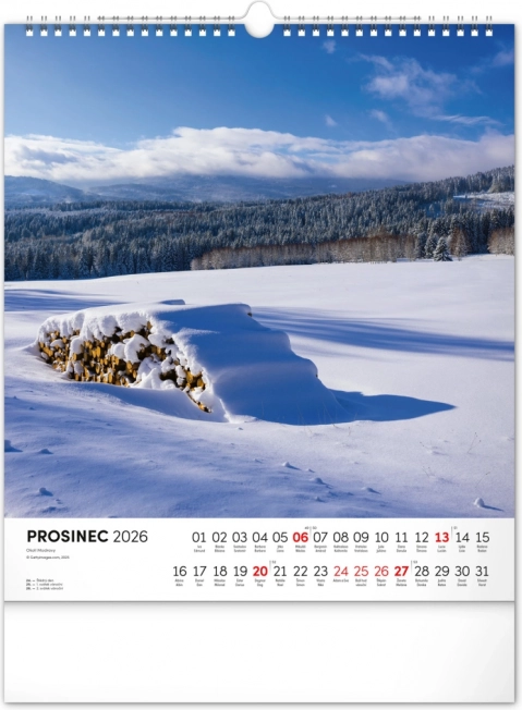 Wandkalender Böhmerwald 2026