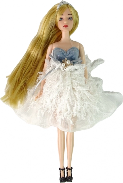 Elegantes Kleid und königlicher Look