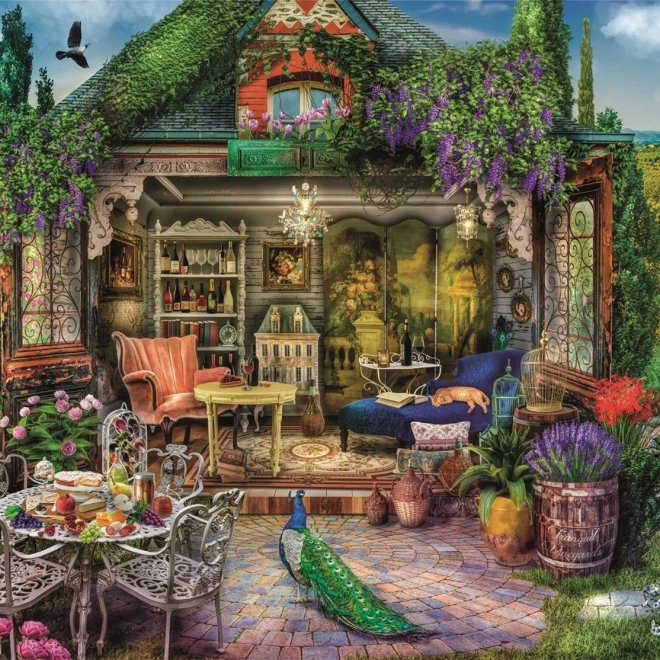 Puzzle Rückzugsort zwischen Weinbergen 1000 Teile