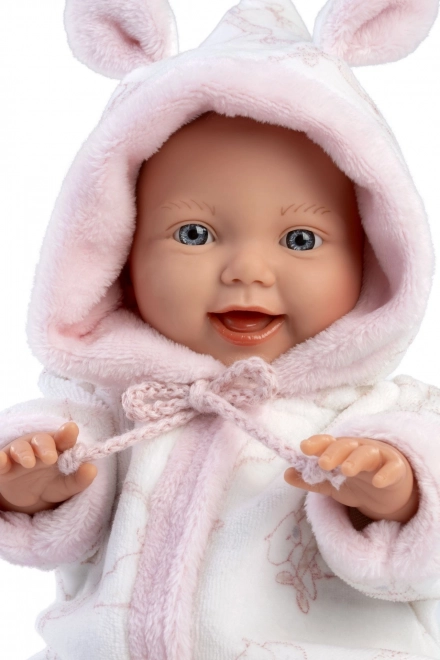 Llorens Little Baby realistische Babypuppe mit weichem Stoffkörper