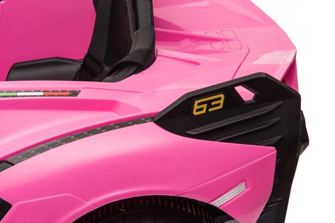 Lamborghini SIAN Kinderauto mit Batterie und Fernbedienung – Rosa