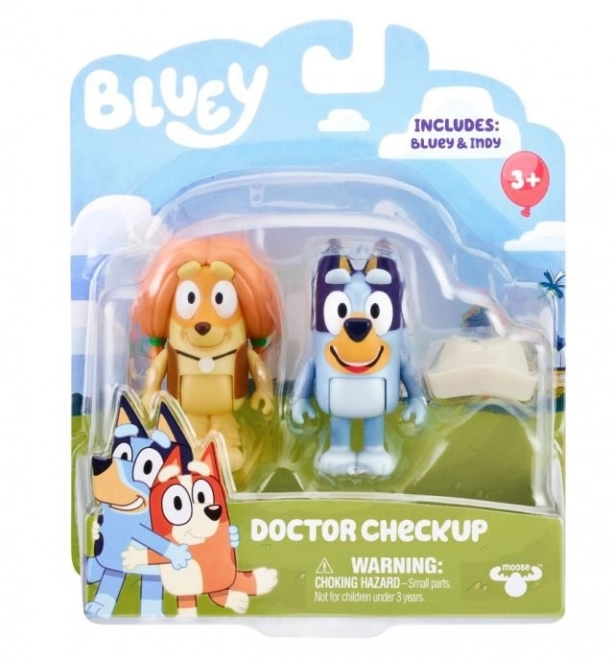 Bluey Spielfiguren Arztbesuch 2er-Set