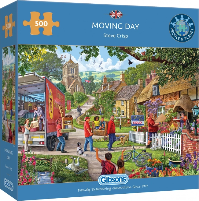 Gibsons Puzzle Umzug 500 Teile
