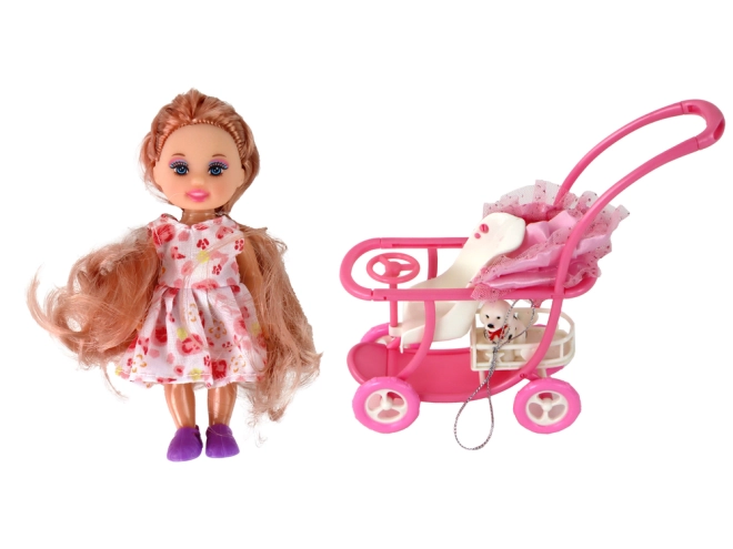 Rosa Kinderwagen