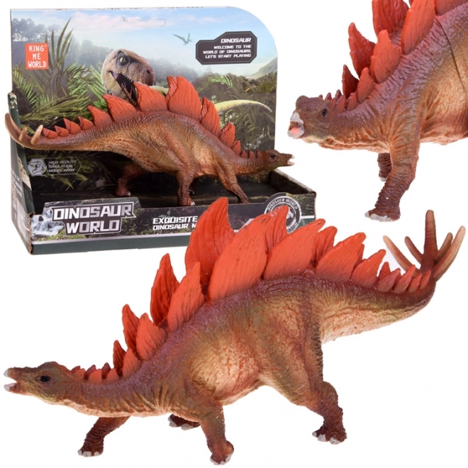 Realistische Stegosaurus-Figur aus Kunststoff