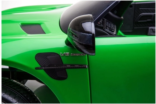 Mercedes GTR grünes Kinder Elektroauto